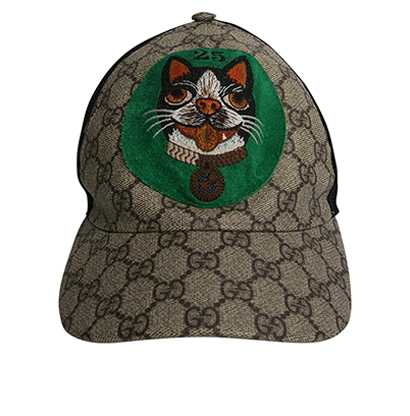 Gucci GG Supreme Baseball Cap, front view